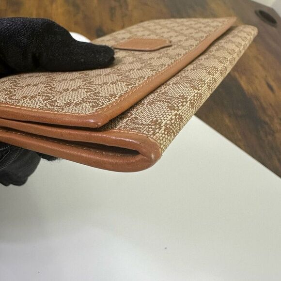 Celine Macadam Vintage Bifold‎ Wallet Brown Tan - Picture 5 of 15